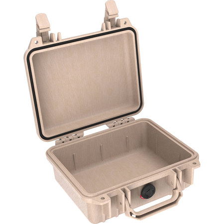 Pelican 1200 Protector Watertight Hard Case, Desert Tan