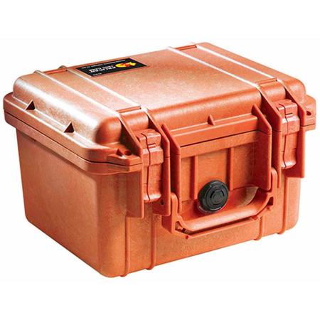 Pelican 1300 Small Case without Foam, Orange