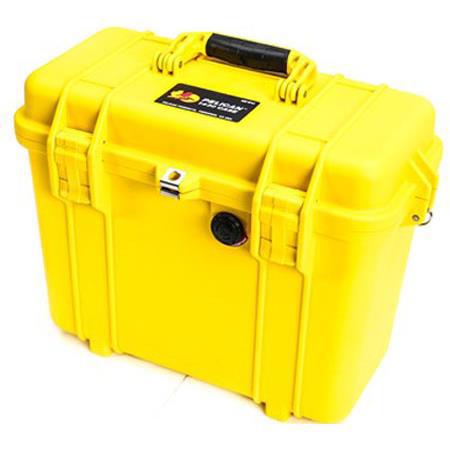 Pelican 1430 Top Loader Watertight Case Without Foam, Yellow