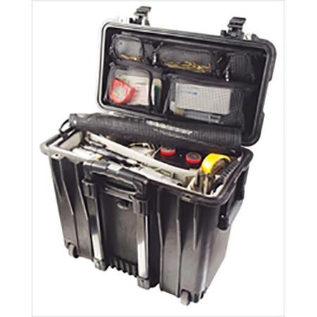 Pelican 1430 Top Loader Watertight Case With Padded Dividers, White