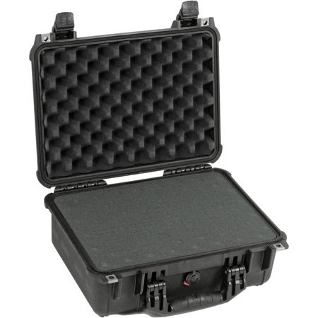 Pelican 1450 Watertight Hard Case with Foam Insert - Black
