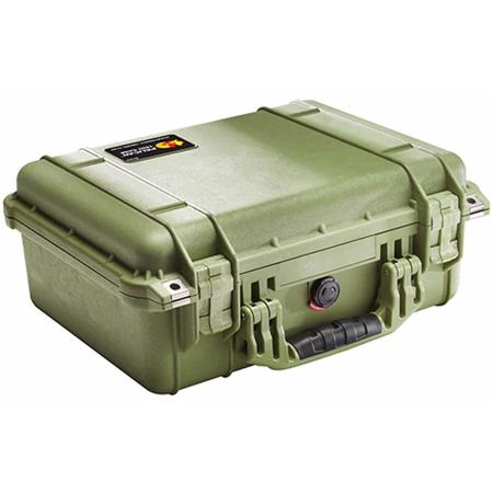 Pelican 1450 Medium Case without Foam, Olive Drab Green