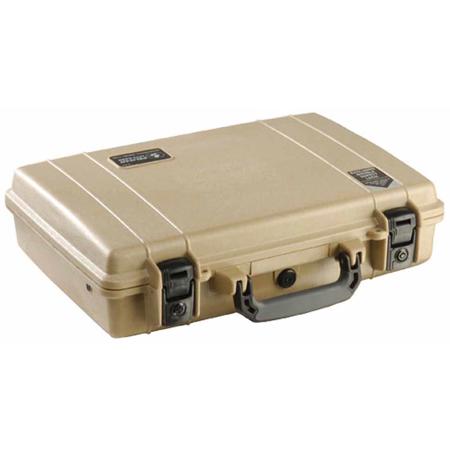 Pelican 1470 Attache Watertight Case, without Foam Insert - Desert Tan