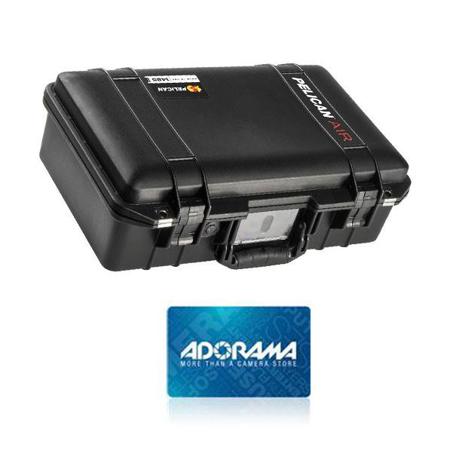 Pelican 1485 Air Case without Foam, Black - With $50 Gift Certificate