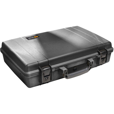 Pelican 1490 Large Computer Watertight Hard Case with Foam Insert, for Notebook Computers up to 17" - Black