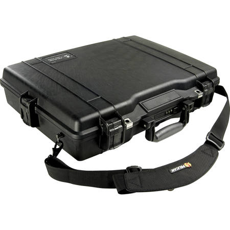 Pelican 1495CC1 Deluxe Watertight Notebook/Laptop Computer Case, Black