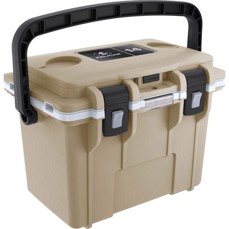 Pelican 14qt Personal Cooler (White/Gray)