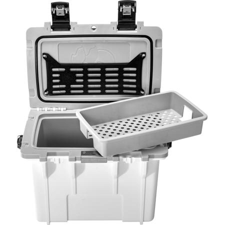 Pelican 14QT Personal Cooler, White/Gray