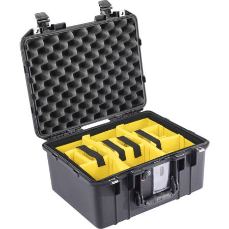 Pelican 1507 Air Case with Padded Dividers, Black