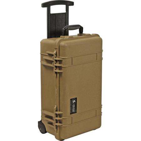 Pelican 1514 Camera Case with Padded Dividers & Wheels, Desert Tan