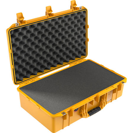 Pelican 1555AirWF Hard Carry Case with Foam Insert and Liner, Yellow