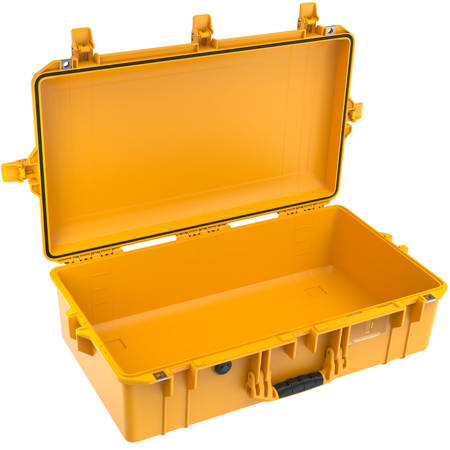 Pelican 1605AirNF Hard Carry Case with Liner, No Foam, Yellow