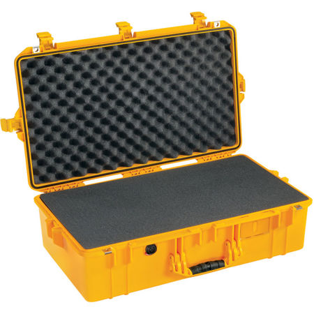 Pelican 1605 Air Protector Case with Pick-N-Pluck Foam, Yellow