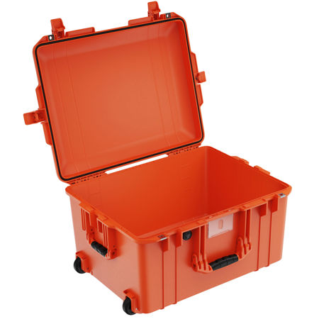 Pelican 1607AirNF Wheeled Hard Case with Liner, No Foam, Orange