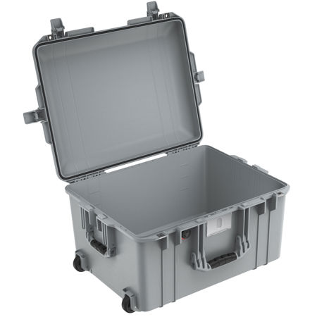 Pelican 1607AirNF Wheeled Hard Case with Liner, No Foam, Silver