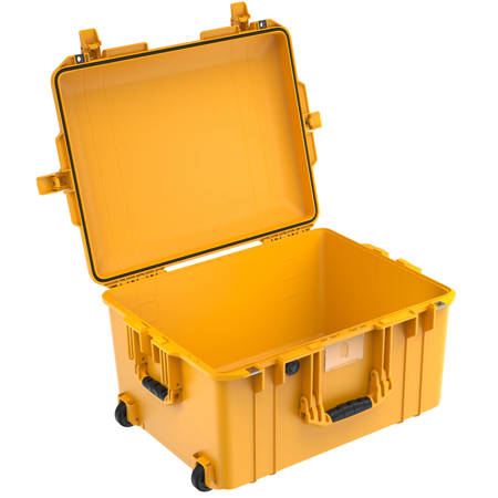Pelican 1607AirNF Wheeled Hard Case with Liner, No Foam, Yellow