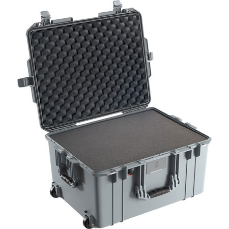 Pelican 1607 Air Case with Pick N' Pluck Foam, Silver