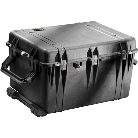 Pelican 1660 Watertight Wheeled Hard Case without Foam Insert - Black
