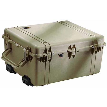 Pelican 1690 Watertight Hard Case without Foam - Olive Drab Green