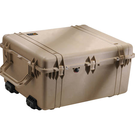 Pelican 1690 Watertight Hard Case without Foam - Desert Tan