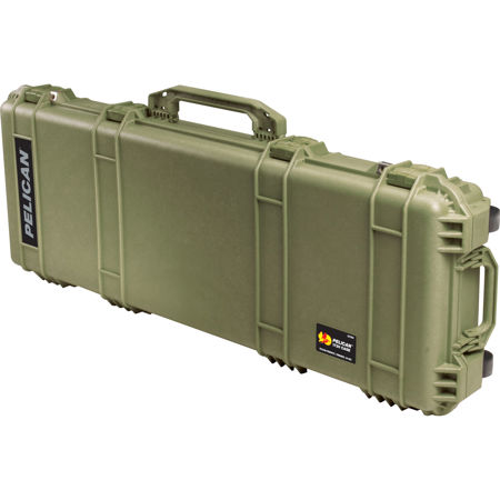 Pelican 1700NF Travel Vault II Wheeled Weapons Case without Foam, Olive Green