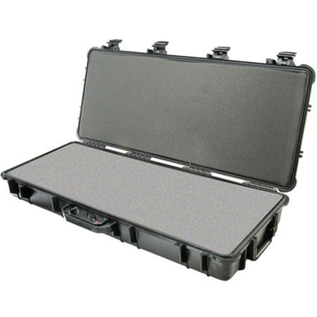 Pelican 1700 Travel Vault II Watertight Weapons Case with Foam Insert & Wheels, Black