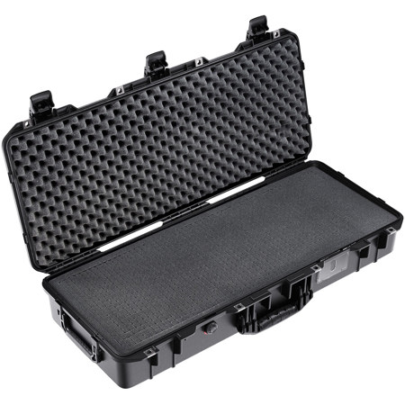 Pelican 1705 Air Waterproof Long Hard Case with Foam, Black
