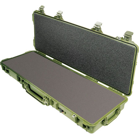 Pelican 1720 Travel Vault Wheeled Weapons Case with Foam Insert, Olive Green