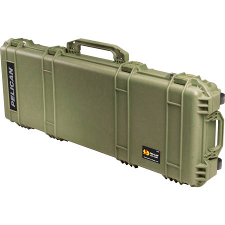 Pelican 1720NF Travel Vault Wheeled Watertight Weapons Case without Foam Insert, Olive Drab Green