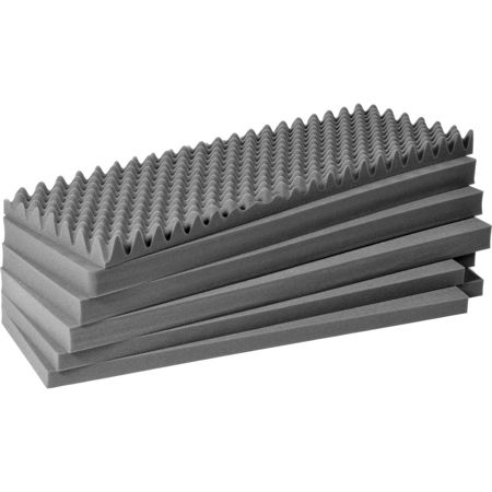 Pelican 1741 Foam Set for 1740 Transport Long Case, 6 Pieces