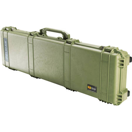 Pelican 1750NF Travel Vault Wheeled Weapons Case without Foam, Olive Green