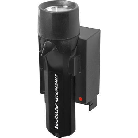 Pelican StealthLite 2450 Rechargeable Flashlight with Battery Only, Black