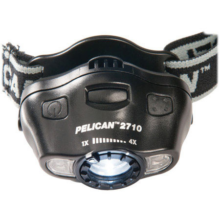 Pelican 2710 LED Headlight, 24 Lumens, Water-Resistant