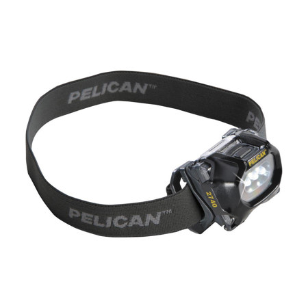 Pelican 2740 LED Headlamp, 66 Lumens, Black