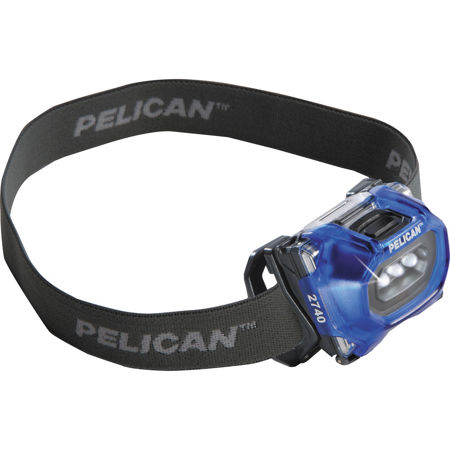 Pelican 2740 LED Headlamp, Translucent Blue