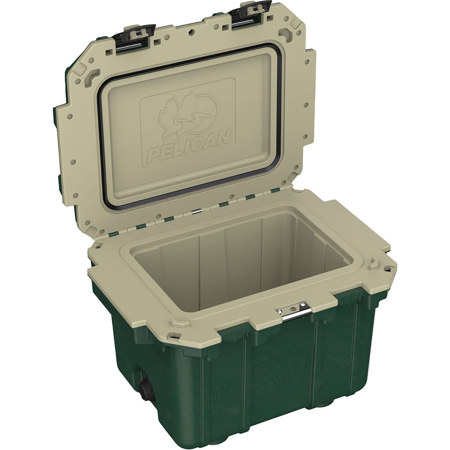 Pelican 30QT Elite Cooler Hunter Green/Tan