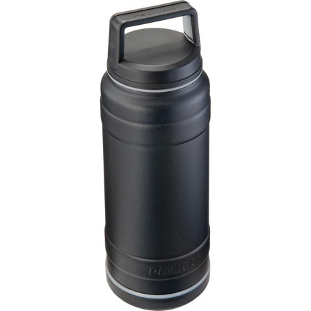 Pelican 32 oz Stainless Steel Travel Bottle, Black