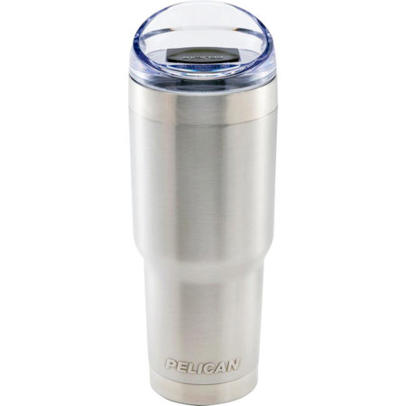 Pelican 32 oz Stainless Steel Travel Tumbler with Slide Lid, Silver