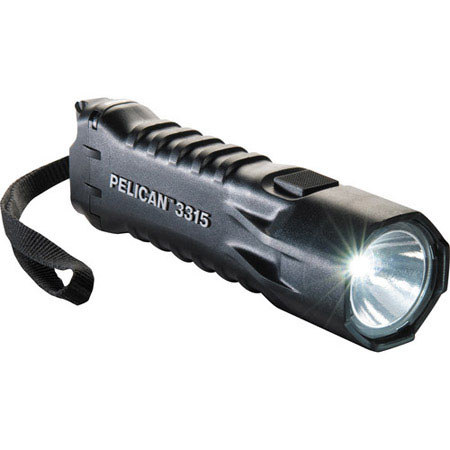 Pelican 3315 Single-Output LED Flashlight, Black