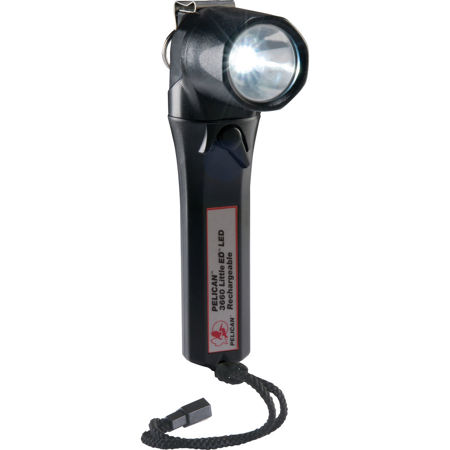 Pelican 3660 Little Ed Rechargeable LED Flashlight with Charger, Black