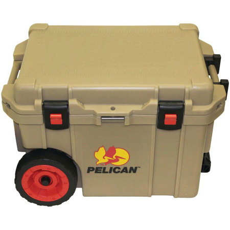 Pelican 45QW Wheeled Cooler, Outdoor Tan