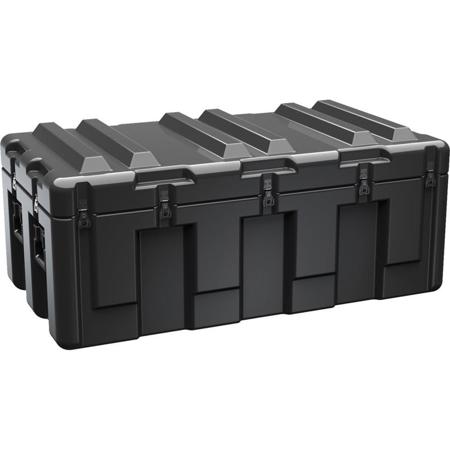 Pelican AL4824-1404 Single Hinged Lid Trunk with Foam, Black