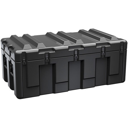 Pelican AL4824-1404 Single Hinged Lid Trunk with Foam & Casters, Black