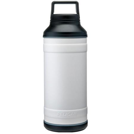 Pelican 64 oz Stainless Steel Insulated Travel Bottle, White