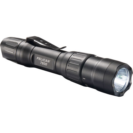 Pelican 7600 Rechargeable Tactical Tri-Color Flashlight Combo, 944 Lumens