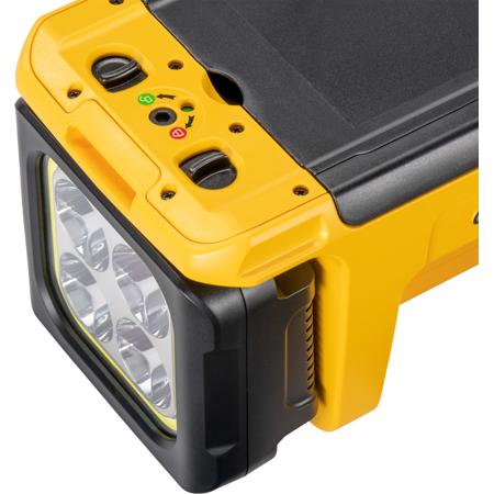 Paxman Lベルフレア銀メッキ イエローブラス Pelican 9050 LED Rechargeable Lantern Flashlight, 3369 Lumens