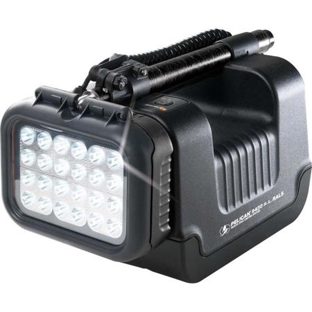 Pelican 9430SL Remote Rechargeable LED Spot Lighting System, 2000 Lumens, Silver
