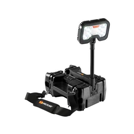 Pelican 9480 Remote Area Lighting System, 4000 Lumens, Lead Acid Battery, Black