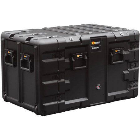 Pelican BlackBox 9U Rackmount Case, No Foam, Black