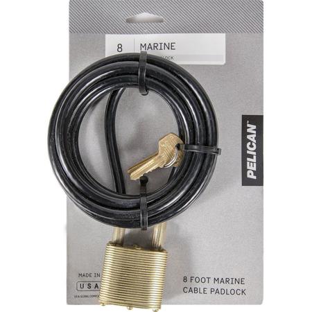 Pelican CL1 Marine Cable Padlock for Elite Coolers, Single